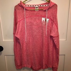 Adorable Pink Backless Sweatshirt